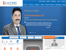 Tablet Screenshot of cauveryhospital.org